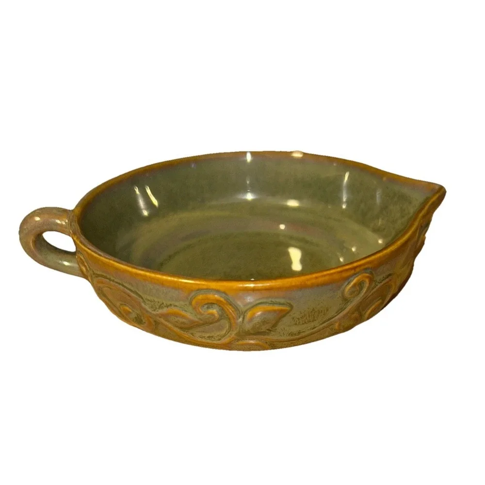 Scentsy Cyprus Island Collection Wax Warmer in a Sage Green Design 2009